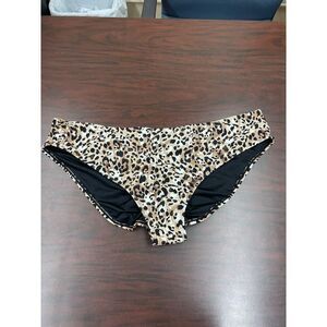 NWOT Time and True Leopard Print Plus Size Bikini Bottom